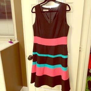 Fun multicolor professional dress